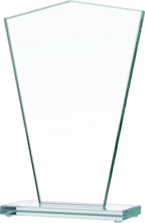 Sklenená trofej -22 cm