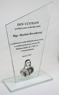 Plaketa - deň učiteľov