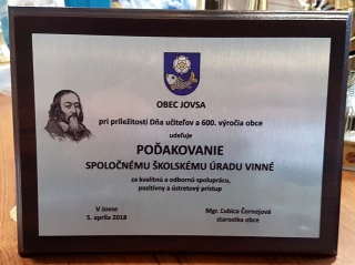 Drevená plaketa s potlačou