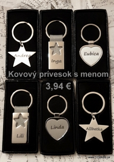 Prívesky s menom